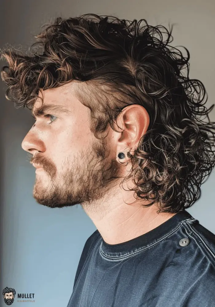 Classic Curly Mullet