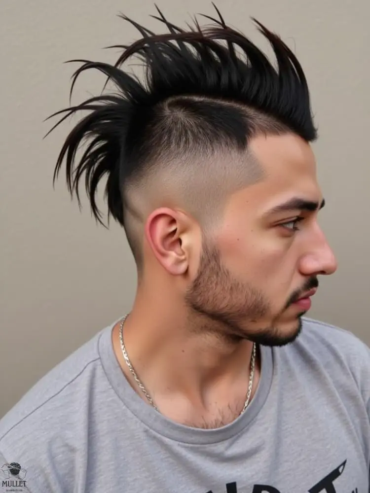 Mexican Mohawk mullet