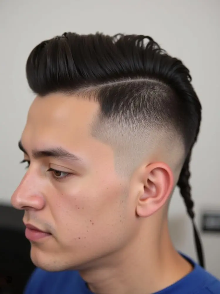 Mexican mullet taper fade