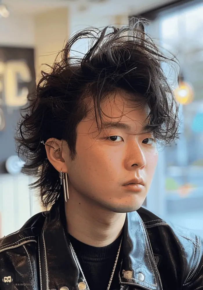 messy Korean mullet 2