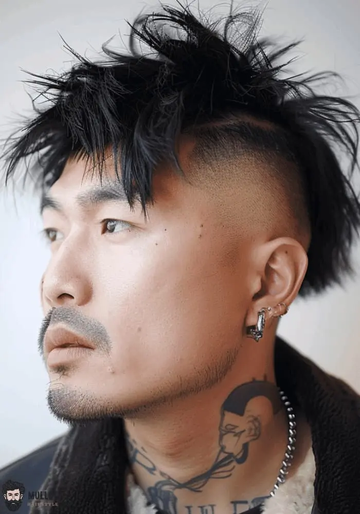 undercut Korean mullet